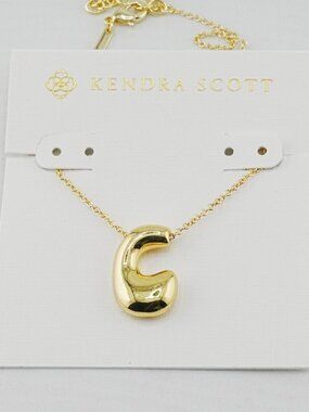 Kendra Scott Polished Letter Necklace